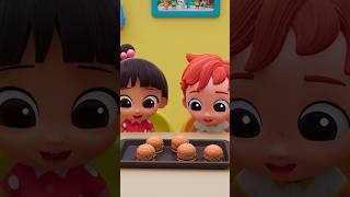 Learn to Make Burgers 🍔 Pre schooling Learning Rhymes kidssongs [upl. by Nuahsyd]