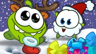 Om Nom Stories Hindi  NibbleNom Delivers Christmas Gifts  Funny Cartoons For Kids omnomstories [upl. by Alexa]