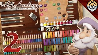 DRAWING HAPPY LITTLE TREES  Art Academy Lessons For Everyone Livestream 2 w TheVideoGameManiac [upl. by Nnyleuqcaj]