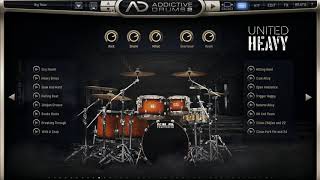 Addictive Drums 2 Metal Preset [upl. by Hoskinson979]