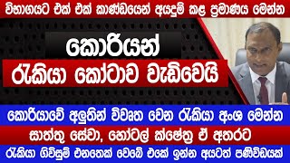 කොරියන් රැකියා කෝටාව වැඩිවෙයි  සාත්තු සේවා හෝටල් ක්ෂේත්‍ර ඒ අතරට  korean exam 2024  Sinhala [upl. by Golub]