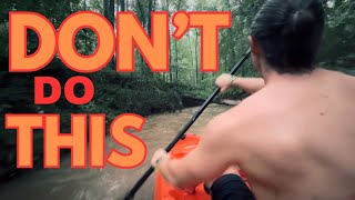 2 Idiots Kayak During A Hurricane And Survive [upl. by Olag]