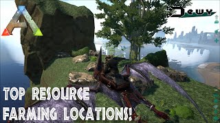 Ark Survival Evolved TheCenter Best Resource Farming Locations [upl. by Paulina]