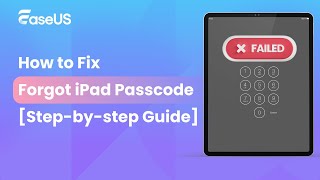 Forgot iPad Passcode Heres How to Unlock Without Password✔️ [upl. by Redleh]