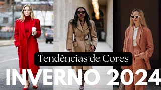 🔴 Tendência de Cores para Looks de Inverno em 2024 Dicas de como se vestir bem no próximo Inverno 🍂 [upl. by Eelek845]