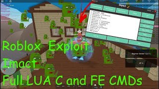 New Roblox ExploitHackImpactPatchedFE CMDs Full LUA C And More [upl. by Zed]