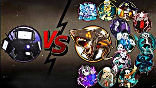 Shadow Fight 2 Titan Tv Man Vs All Legendary Sans amp Megalodon  Most Epic Video [upl. by Gerard]