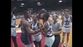 NBA Enforcers Mahorn Malone McDaniel Maurice  1988 CBS Segment [upl. by Asille258]