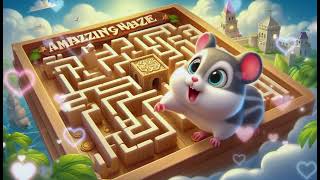 Hamster Escapes Amazing Maze – Classic Kids Nursery Rhyme [upl. by Ollehcram257]