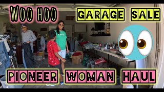 GARAGE SALE  PIONEER WOMAN HAUL [upl. by Maroney824]