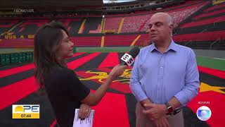 Globo Esporte PE  Presidente do Sport Yuri Romão fala sobre intervenções feitas na Ilha do Retiro [upl. by Eddie]