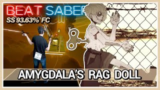 BEAT SABER  Amygdalas Rag Doll Ghost ft Oliver Lyrics Expert SS [upl. by Khanna]