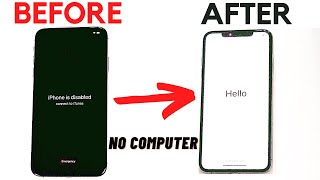 How to Undisable an iPhone without iTunes 2021 NO COMPUTER [upl. by Viquelia231]