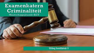 Criminaliteit Hoofdstuk 3 4TL Maatschappijkunde Extern [upl. by Goss574]