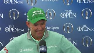 Padraig Harrington Flash Interview Sunday Day 4 2023 The Open Championship © The Open [upl. by Nnylrats]