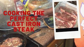 How To Cook The Perfect Cast Iron Steak [upl. by Wehtta]