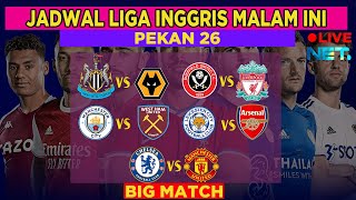 JADWAL BOLA MALAM INI LIGA INGGRIS PEKAN 26 LIVE NET TV  CHELSEA VS MANCHESTER UNITED [upl. by Raffo]