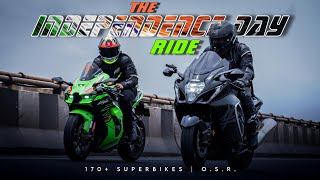 THE INDEPENDENCE DAY RIDE  170 Superbikes  odishasuperriders [upl. by Jelsma270]