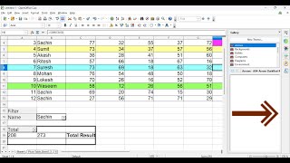 How to use filter option in pivot table in calc in hindiCOMPUTEREXCELSOLUTION excel exceltips [upl. by Iffar701]