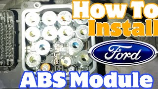 How To Install FORD F150 ABS Module 2009 2014 F150 Codes C1266 and B1596 [upl. by Raama]