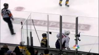 Patrice Bergeron crushing Alex Ovechkin Washington Capitals vs Boston Bruins 41412 NHL Hockey [upl. by Audry]