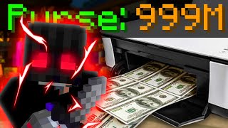 This PRINTS Money in Hypixel SkyBlock [upl. by Assiruam]