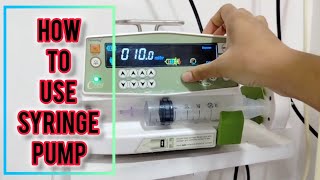 How To Set Syringe Pump  How To Use Syringe Pump  Syringe Pump Kaise Lagaye  Newborn  Nicu [upl. by Yvonne]