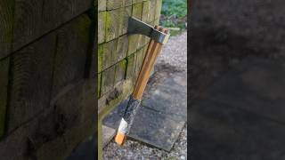 Making a tomahawk out of an old axe head tomahawk axe axemaking axethrowing [upl. by Domineca603]