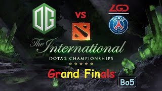 PSGLGD vs OG  Main Event  Grand FINAL  Game 5  TI 8  Full Match [upl. by Enomal]