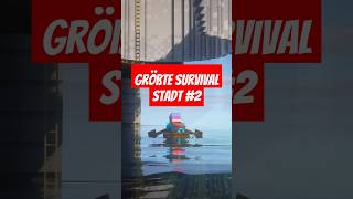 Größte SURVIVALStadt Teil 2 minecraft [upl. by Aicac199]