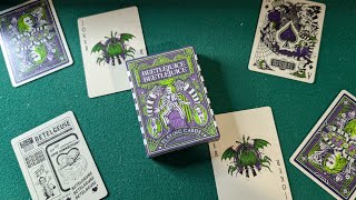 2024 BEETLEJUICE BEETLEJUICE Theory11 playing card deck review video [upl. by Llen]