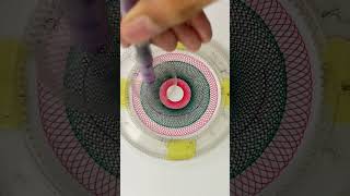 Tranquility Spirograph Patterns  ASMR Art for Relaxation and Calm 2024 art spirograph shorts [upl. by Bonar]