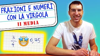 Frazioni e Numeri con la Virgola  2ª Media Tutorial per Genitori [upl. by Eterg237]