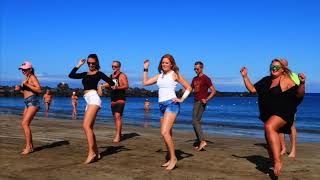 Jerusalema Dance Challenge in Tenerife Canary Islands [upl. by Aicelet]