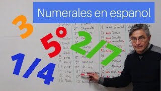 Numerales en español [upl. by Virg671]