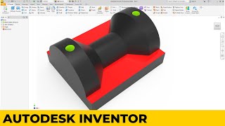 Autodesk Inventor 2024 for Beginners  Tutorial 9 extrude revolve [upl. by Marianna]