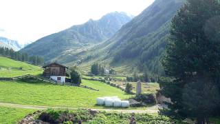 Vista sui monti della Valle Aurina Ahrntal da Casere Kasern [upl. by Seuqramed]