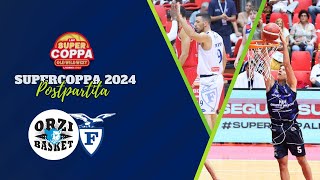 ORZINUOVI  FORTITUDO BOLOGNA  POSTPARTITA  SEMIFINALE SUPERCOPPA LNP [upl. by Ellenhoj163]