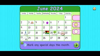 Starfall Calendar June 5 2024 [upl. by Akienom]