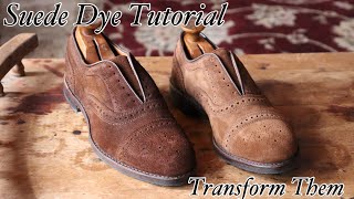 HOW TO DYE SUEDE SHOES DIY TUTORIAL amp 3 HELPFUL TIPS TO HELP YOU DO IT RIGHT [upl. by Euginom]