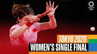 Chen Meng 🇨🇳 vs Yingsha Sun 🇨🇳  Womens Singles Table Tennis 🏓 Gold Medal Match  Tokyo Replays [upl. by Fredkin379]