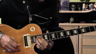 Guns N Roses Double Talkin Jive Live in Paris 92 Guitar Solo Cover [upl. by Gnauq]