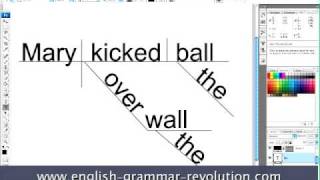 Diagramming Sentences in Photoshop  A Tutorial [upl. by Benjamin]