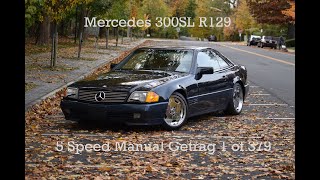 First look at my Rare 1991 Mercedes 300SL R129 with 5 Speed Manual Getrag Transmission M104 1 of 397 [upl. by Elleniad956]