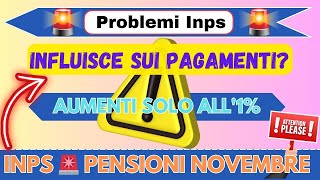 INPS 🚨 PENSIONI NOVEMBRE CEDOLINO E 5 NOVITÀ AUMENTI SOLO ALL1 💰 [upl. by Anitsihc]