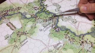 La Bataille de Ligny Scenario 1 Setup [upl. by Ennovi]