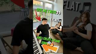 Make a PIANO SONG in less than 1 MINUTE👀🎹 piano music reaction pianochallenge pianomusic [upl. by Dnalro]