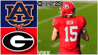 Auburn vs Georgia Week 6 Simulation College Football 25 [upl. by Reinhold]