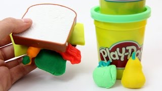 DibusYmas PlayDoh Sandwich recipe play dough by Unboxingsurpriseegg [upl. by Lednor994]