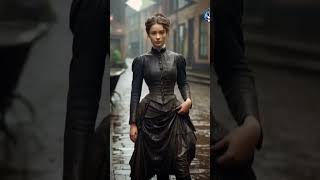 1880s wetlook victorian dress [upl. by Ulick]